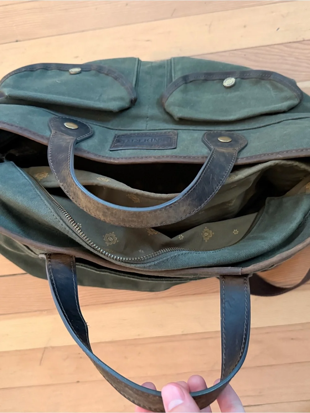 Pendleton Odyssey Waxed Canvas Messenger Bag